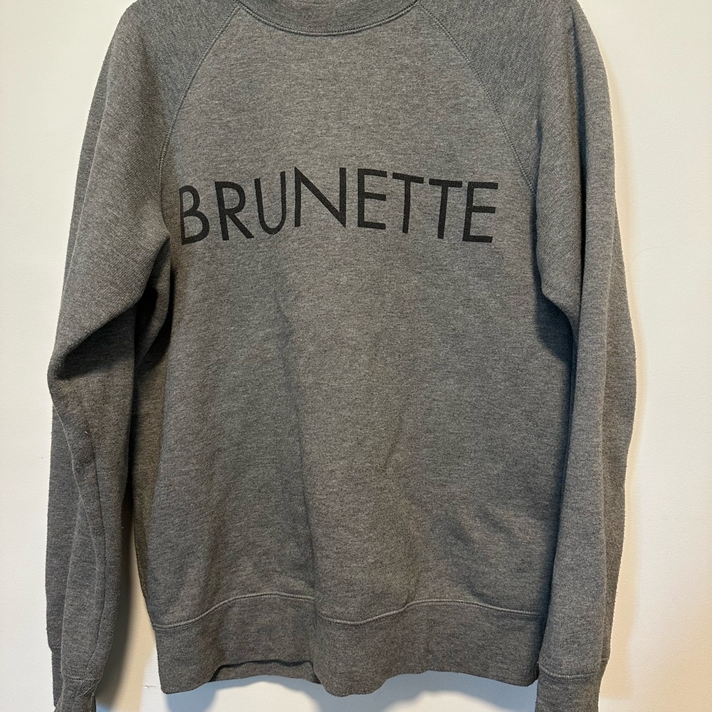 Brunette the Label Gray Sweater Crewneck